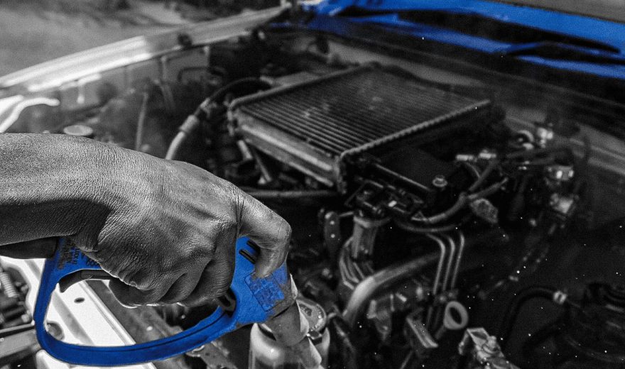 Engine bay cleaning